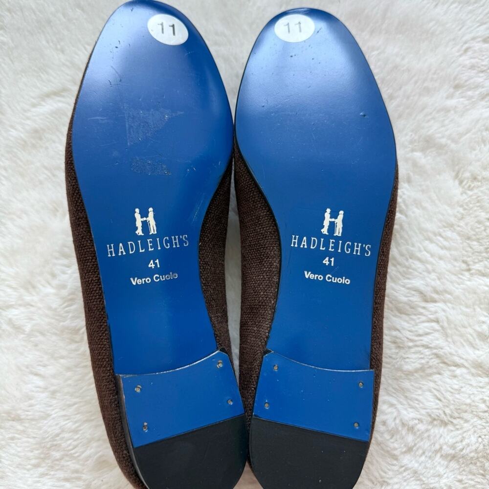 NEW!!! Hadleigh's Women Signature Logo Brown Tan shoes Size 11 Retail 595$ - Picture 4 of 5